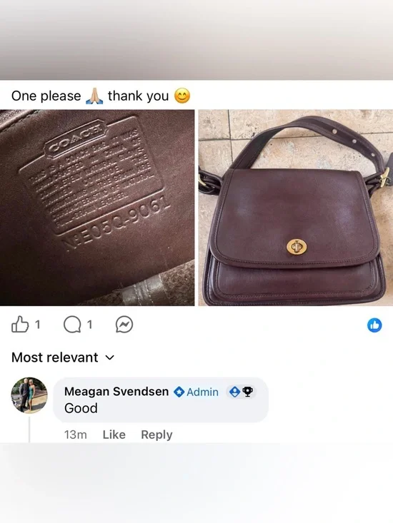 Coach 9061 Vintage Rambler's Legacy Bag! EUC! LIKE NEW! - Picture 9 of 9